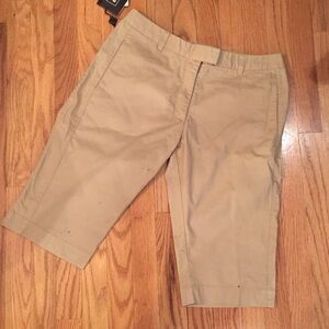 Adidas Capri Pants Golf Khaki  size 8 NWT